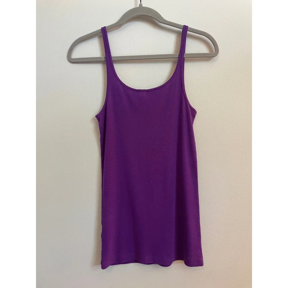 J.Crew Soft Knit Scoopneck Tank, Purple Grape